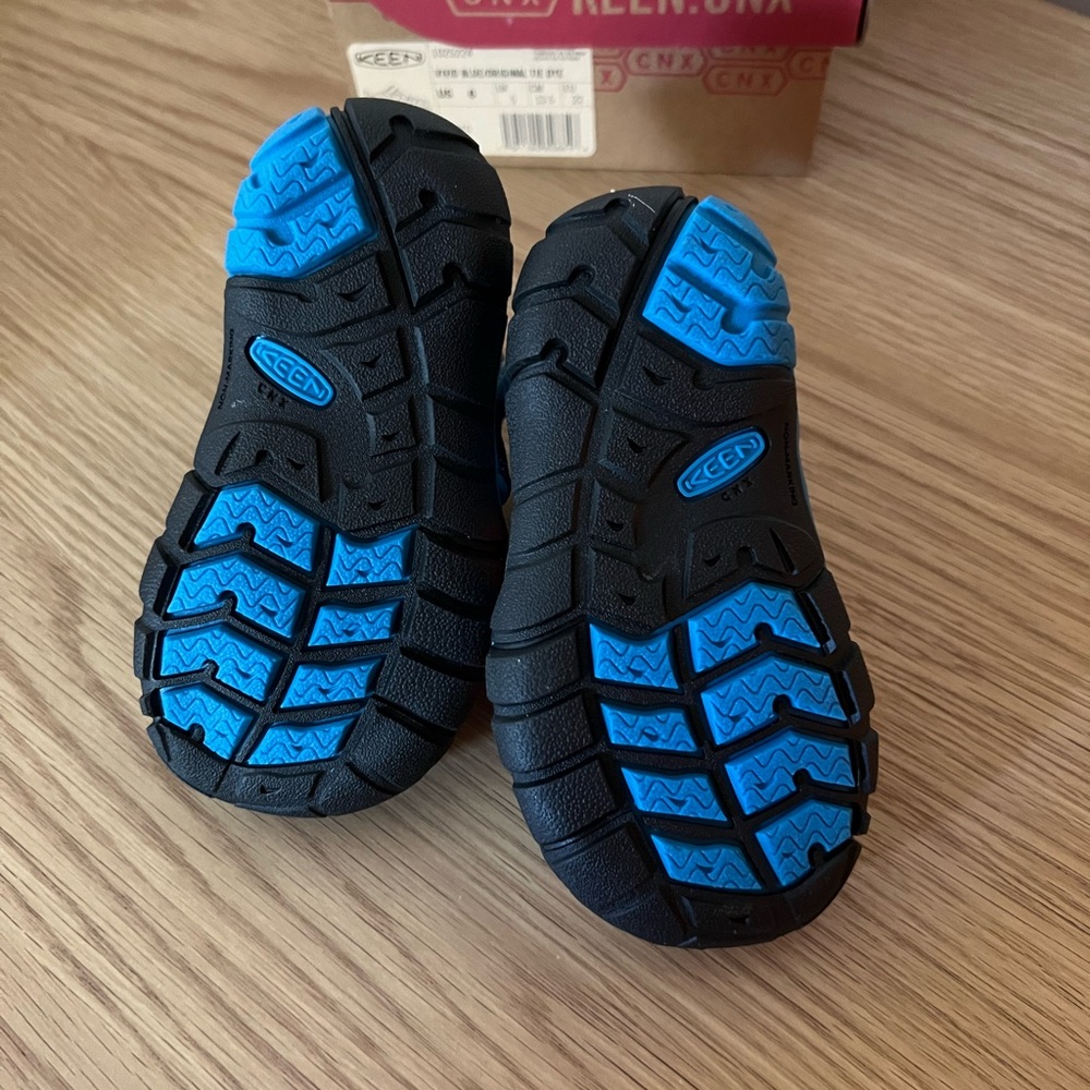 Brand New! Unworn Seacamp II CNX from Keen Kids Toddler size 6 - Rainbow Tie-Dye - Picture 4 of 5